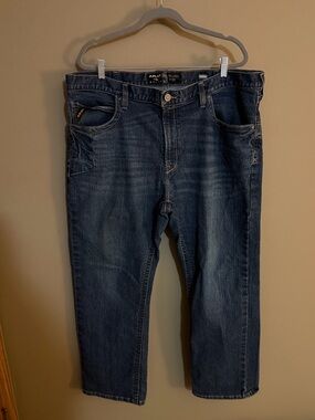 Ariat Men's Straight-Leg Dark Indigo Jeans